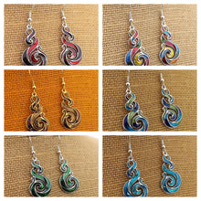 Load image into Gallery viewer, Hook Koru Earrings (various colour options)