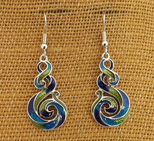 Load image into Gallery viewer, Hook Koru Earrings (various colour options)