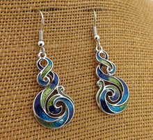 Load image into Gallery viewer, Hook Koru Earrings (various colour options)