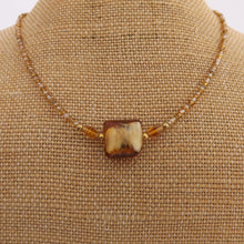 Load image into Gallery viewer, Brown Handmade Bead Necklace