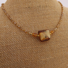 Load image into Gallery viewer, Brown Handmade Bead Necklace