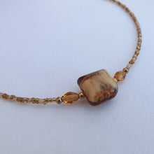 Load image into Gallery viewer, Brown Handmade Bead Necklace