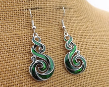 Load image into Gallery viewer, Hook Koru Earrings (various colour options)