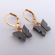 Load image into Gallery viewer, Butterfly Earrings with Lever Back Hooks (multiple colour options)
