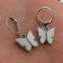 Load image into Gallery viewer, Butterfly Earrings with Lever Back Hooks (multiple colour options)