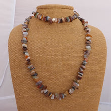 Load image into Gallery viewer, Mixed Semi Precious Gem Chip Necklace