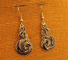 Load image into Gallery viewer, Hook Koru Earrings (various colour options)
