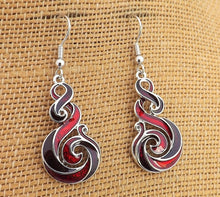 Load image into Gallery viewer, Hook Koru Earrings (various colour options)