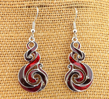 Load image into Gallery viewer, Hook Koru Earrings (various colour options)