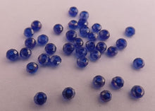 Load image into Gallery viewer, 40pcs 3x2mm Dark Blue AB Lustre Glass Rondelle Beads