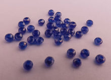 Load image into Gallery viewer, 40pcs 3x2mm Dark Blue AB Lustre Glass Rondelle Beads