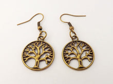 Load image into Gallery viewer, Tree of Life Earrings (Bronze or Silver)
