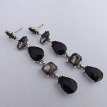 Load image into Gallery viewer, Drop Crystal Look Earrings (5x colour options)