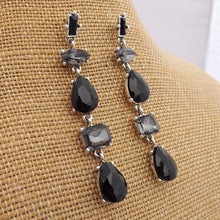 Load image into Gallery viewer, Drop Crystal Look Earrings (5x colour options)