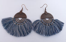 Load image into Gallery viewer, Tassel Copper Tone Boho Earrings