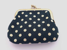 Load image into Gallery viewer, Polka Dot Vintage Style Coin Purse