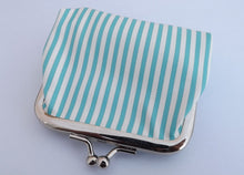Load image into Gallery viewer, Striped Vintage Style Coin Purse (Multiple Colour Options)