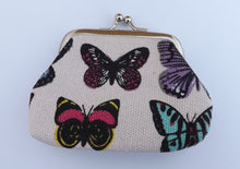 Load image into Gallery viewer, Butterflies Vintage Style Coin Purse (Multiple Colour Options)