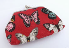 Load image into Gallery viewer, Butterflies Vintage Style Coin Purse (Multiple Colour Options)