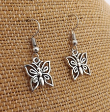 Load image into Gallery viewer, Butterfly Earrings (Bronze, Copper or Silver)
