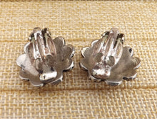 Load image into Gallery viewer, Vintage Silver Tone Clip On Earrings