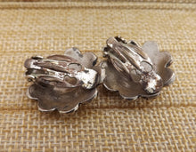 Load image into Gallery viewer, Vintage Silver Tone Clip On Earrings