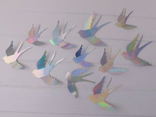 Load image into Gallery viewer, Dove/Swallow Bird 3D Holographic Metallic Effect Wall Decals