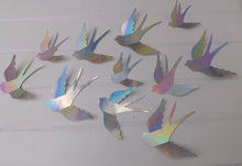 Load image into Gallery viewer, Dove/Swallow Bird 3D Holographic Metallic Effect Wall Decals