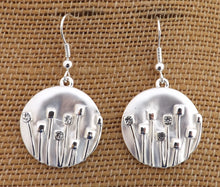 Load image into Gallery viewer, Round Pohutukawa Drop Earrings (4 colour options)