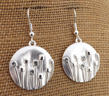 Load image into Gallery viewer, Round Pohutukawa Drop Earrings (4 colour options)