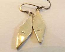 Load image into Gallery viewer, Paua & Sterling Silver Drop Earrings