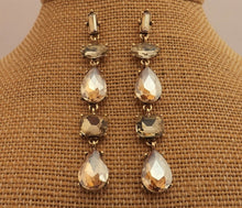 Load image into Gallery viewer, Drop Crystal Look Earrings (5x colour options)
