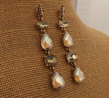 Load image into Gallery viewer, Drop Crystal Look Earrings (5x colour options)