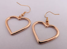 Load image into Gallery viewer, Hollow Heart Earrings (Gold or Silver)