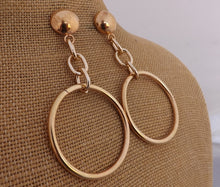 Load image into Gallery viewer, Chunky Round Drop Earrings (Gold or Silver)