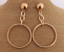 Load image into Gallery viewer, Chunky Round Drop Earrings (Gold or Silver)