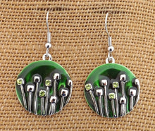 Load image into Gallery viewer, Round Pohutukawa Drop Earrings (4 colour options)