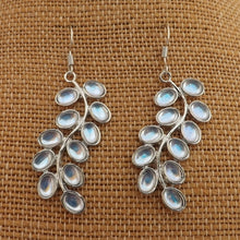 Load image into Gallery viewer, Leaves on Vine Lustre Earrings