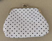 Load image into Gallery viewer, Small Polka Dots Vintage Style Coin Purse