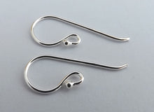 Load image into Gallery viewer, Longer Pair of Sterling Silver French Earring Hooks SSHooks