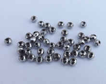 Load image into Gallery viewer, 1 Strand 4mm Metallic Silver Crystal Cut Glass Rondelle Beads - ms
