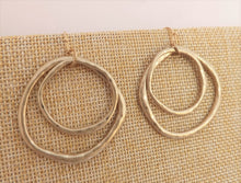 Load image into Gallery viewer, Soft Gold & Silver Tone Round Drop Earrings (3 options)