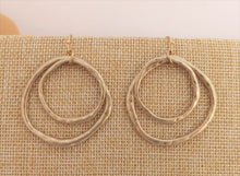 Load image into Gallery viewer, Soft Gold & Silver Tone Round Drop Earrings (3 options)