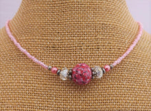 Load image into Gallery viewer, Pink Kathryn Design Handmade bead necklace