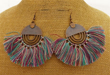 Load image into Gallery viewer, Tassel Copper Tone Boho Earrings