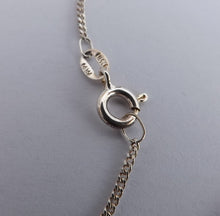 Load image into Gallery viewer, Pink & Sterling Silver Square Pendant Necklace