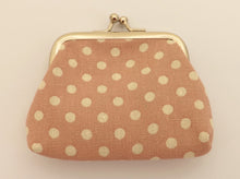 Load image into Gallery viewer, Polka Dot Vintage Style Coin Purse