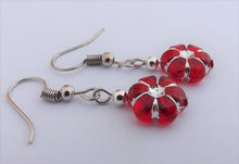Load image into Gallery viewer, Flower Acrylic Bead Earrings (multiple colour options)