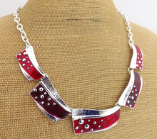Load image into Gallery viewer, Collar Necklace & Earrings Set (5x colour options)