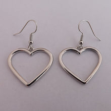 Load image into Gallery viewer, Hollow Heart Earrings (Gold or Silver)